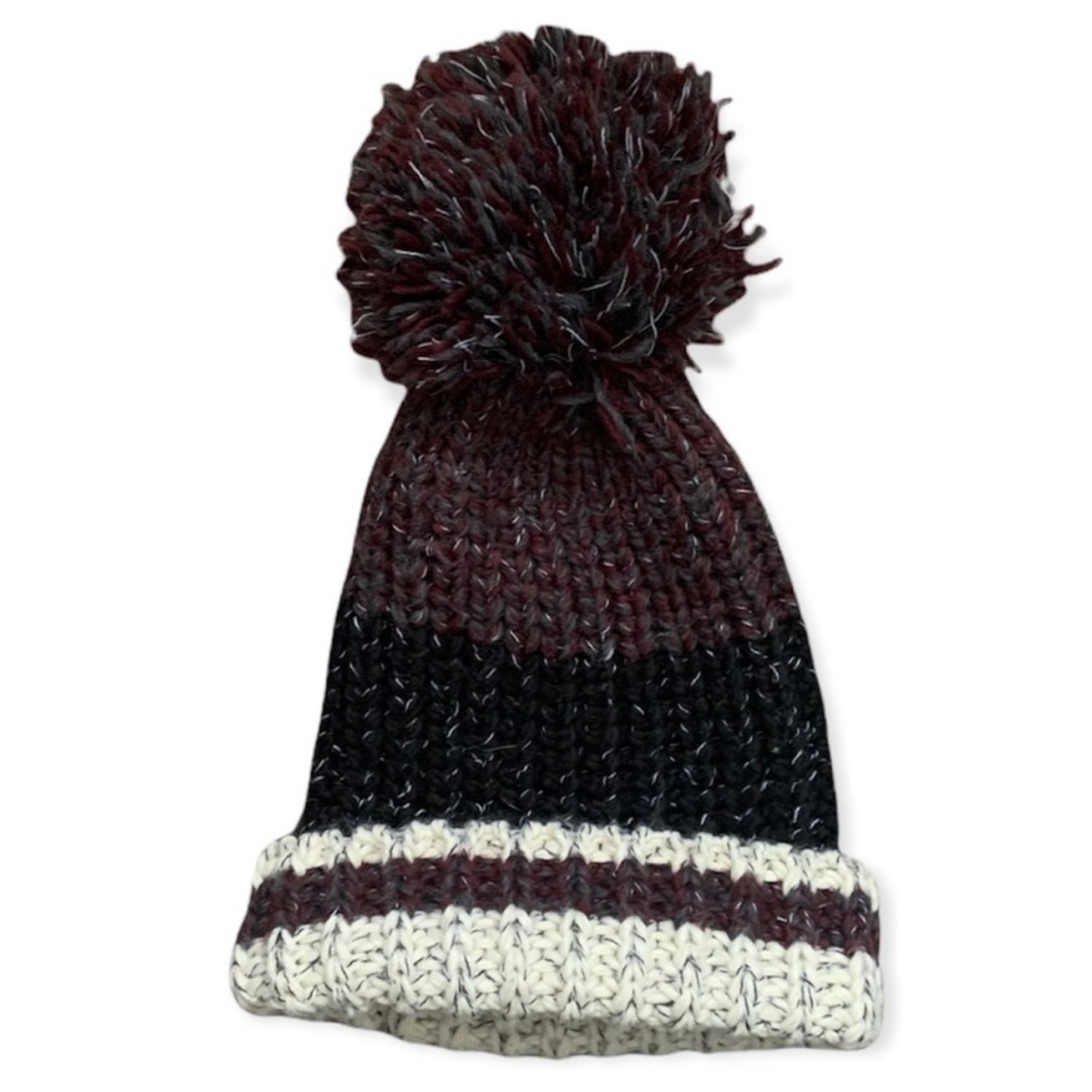 ♡ HOST PICK ♡ ROOTS Chunky Cabin Pom Pom Toque